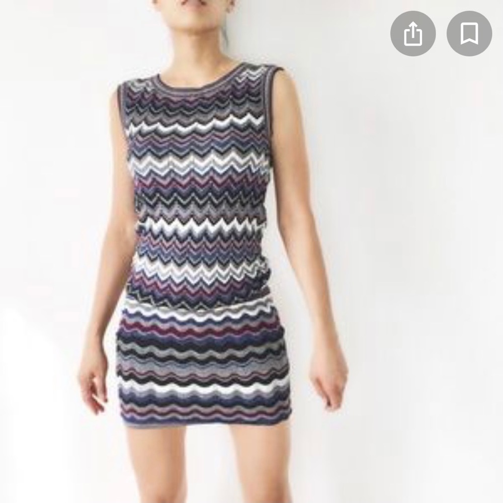 Guess Missoni Purple Tank Dress Medium